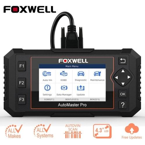 Foxwell NT644 Elite Auto Diagnostic Scanner OBD2 Code Reader EOBD OBD 2 Full System Transmission SRS Airbag Engine Diagnose Tool