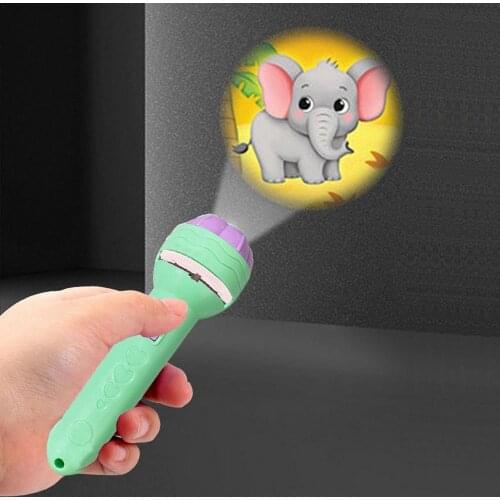 Baby Sleeping Story Book Flashlight Projector Torch Lamp Toy Early Education Toy For Kid Holiday Birthday Xmas Gift Light Up Toy