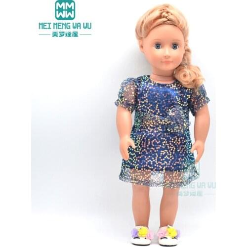 Baby clothes for dolls fits new bon doll and 45cm American doll fashion princess dress, Yarn skirt