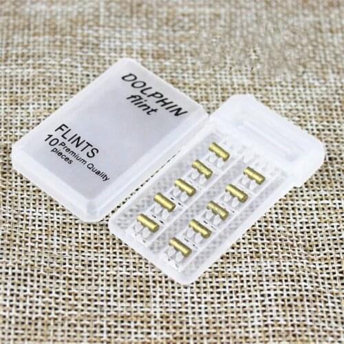 10Pcs/Box Flint Stones Replacement Bulk For Kerosene Oil Lighter Dispenser Petrol Oil Grind Wheel Lighter Accessory