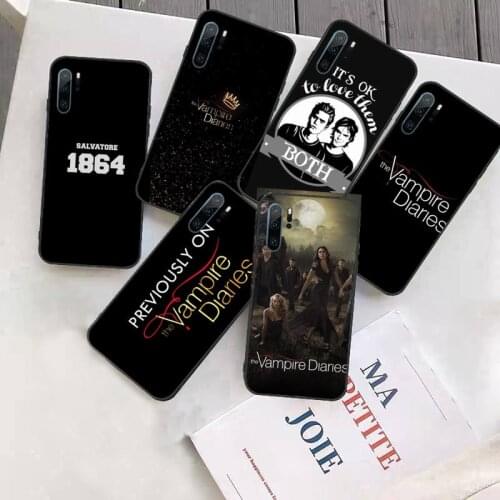 The Vampire Diaries Stefan Damon Salvatore Phone Case Funda For Huawei P9 P10 P20 P30 Lite 2016 2017 2019 plus pro P smart