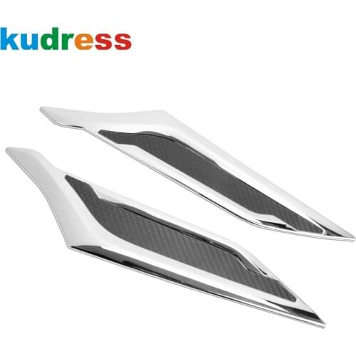 For Toyota Raize For Perodua Ativa 2020 2021 Chrome Front Light Lamp Headlight Strip Cover Trim Car Styling Accessories 2pcs