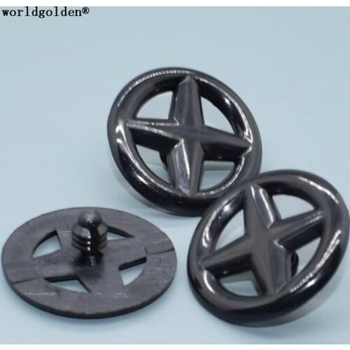 Worldgolden 100pcs Hood Insulation Retainer Stem Length: 9.5mm Stem Diameter: 6mm for Nissan 65832-F5000, 65846-30F00