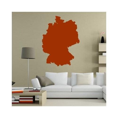 Germany map Globe Earth Country wall vinyl sticker custom made home decoration fashion design