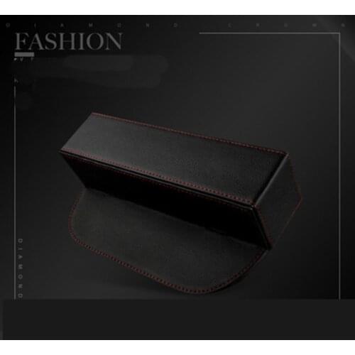 Leather Car Seat Gap Storage Box Organizer Pockets Auto Seat Side Slit Phone Cigarette Keys Cards Holder Organiser Accessories
