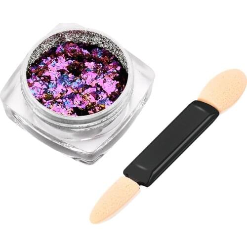 Beauty BigBang 0.1g Pigment Glitter Nail Chameleon Effect Nails Accessories Sequins Mirror Powder Nails Art Holographic Glitter