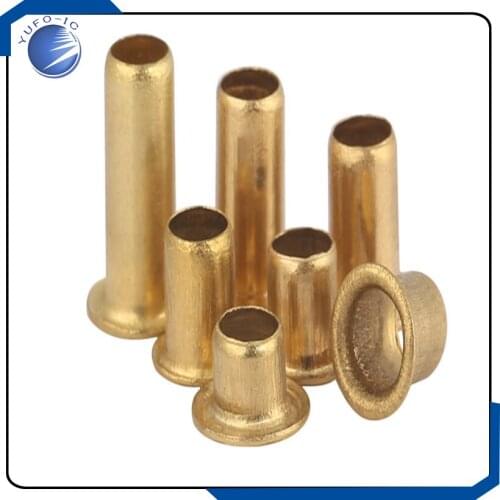 500pcs 1.5*2.5mm PCB Brass Rivets Electronic Prototype 1.5mm x2.5mm Connector M1.5*2.5
