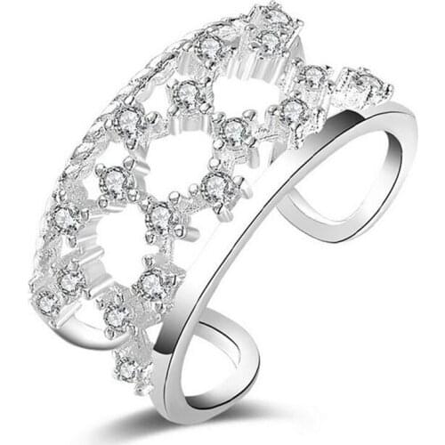 Hot Fashion Europe and the United States fashionable adjustable size ring personality fashion jewelry trend couple ring # 128