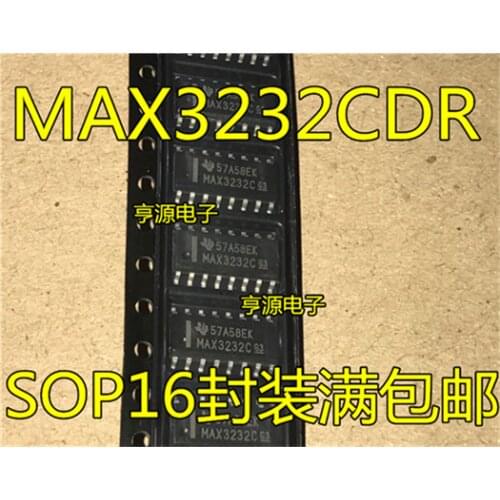 MAX3232CDR MAX3232C MAX3232 SOP16 RS-232