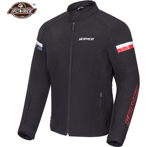 SCOYCO Motorcycle Jacket Wearable Motocross Jacket Men Chaqueta Moto CE Protection Moto Jacket With Removeable Linner