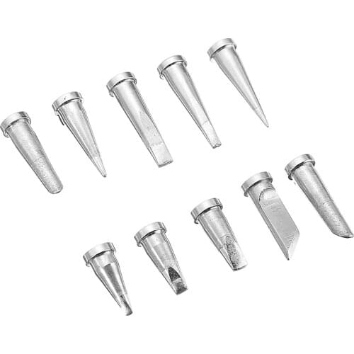 10Pcs/Set Soldering Iron Tip Lead-free Solder Tip Welding Head For Weller WSD81 WD1000 WSP80 WP80 LT Soldering Station Rework