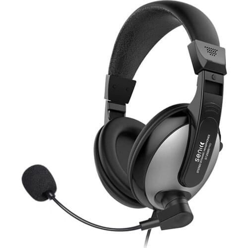 Head-Mounted Headphone Teaching Earphones Noise Reduction Mic Gaming Headset Computer Earphone For PS4 PS3 Xbox Switch