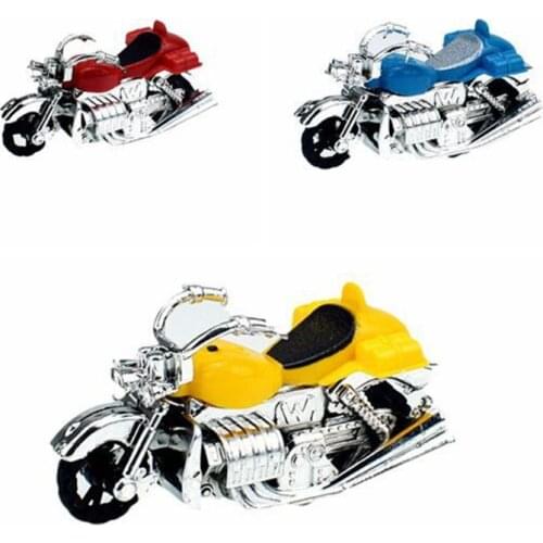 New Plastic Mini Motorcycle Model Toy Car Pull Back Motor Model Toy Kids Gift 634F