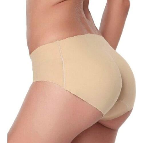 Women New Seamless Padded Butt Shaper Full Hip XL Panties M S L Enhancer Underwear