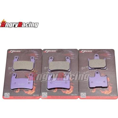 Motorcycle Ceramics Front Rear Brake Pads For Honda CB400 SFX SFY SF1 SF2 SF3 Super Four NC39 1999-2003 CB1300 F1 SC40 2001