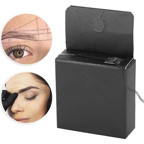 Pre-Inked Auxiliary Line Drawing For Tattoo Design Semi-Permanent Eyebrow Mapping Line Permanent Positioning Eyebrow Tool