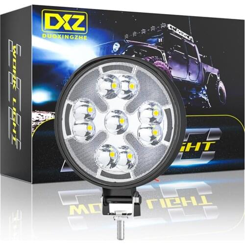 SALE 48W 1200LM LED Work Light Mini Round LED Light Super Bright Daylight White Yellow Modified Light for Car Motorcycle Trucks