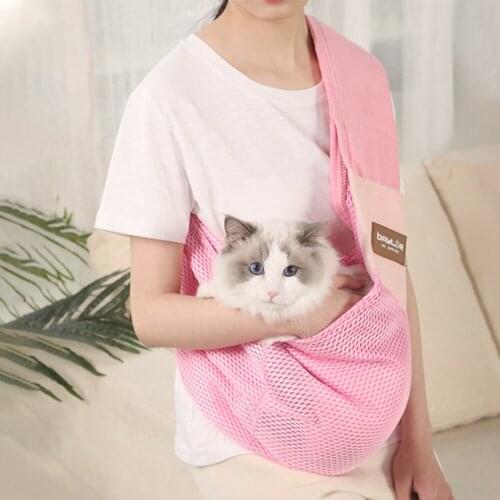 Pet Backpack Carrier For Cat Pet Kitten Travel Outdoor Carrier Bag Portable One-Shoulder Messenger Bag Product Cat Supplies