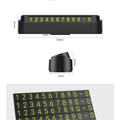 Car styling Parking number plate for toyota C-HR 4Runner RAV-4 prado NISSAN QASHQIA x trail Dacia Duster