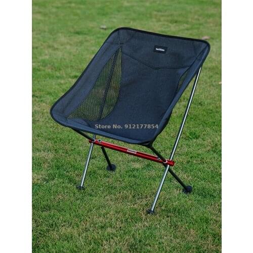 Outdoor folding chair portable ultralight fishing stool director beach camping moon chair backrest art sketching chair