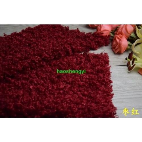 High imitation sheep volume loop loop fur fabric, wool clothing shoes clothing fabrics
