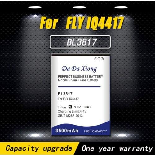 High quality 3500mAh BL3817 Li-ion Phone Battery for FLY IQ4417 Mobile Phone battery