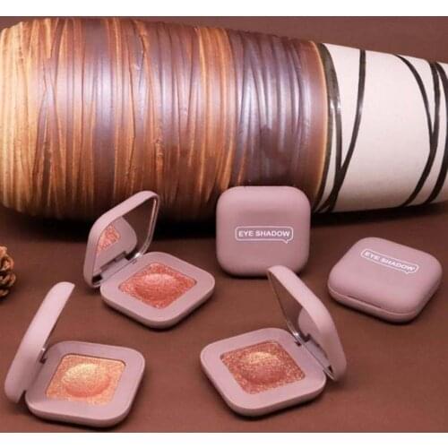 1pcs Glitter Eyeshadow Palette warm color Eye Shadow Palette Shine single color Eyeshadow Pigment Woman Eye Makeup Cosmetics