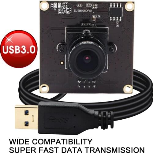 1080P Camera HD Video Call Cam Sony IMX291 High Speed 50pcs ELP USB 3.0 Computer Webcam Camera Module for Robot Machine Vision