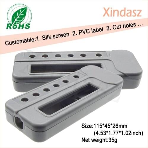 115*45*26mm electronics project boxes plastic lcd enclosure electronic housing