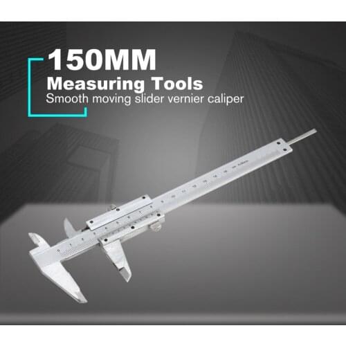 150MM Mini Gauge Measurement Stainless Steel Sliding Vernier Caliper Tool Ruler 6inch Micrometer Measuring Tools