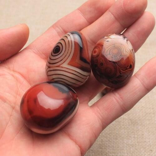 5Pcs 2-3CM Natural Stone Tumbled Gemstone Irregular Polishing Rock Quartz Bead Agate Raw Stone Pendant Home Decoration