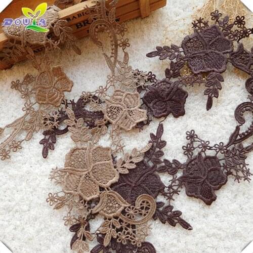 DIY handmade clothing accessories water dissolve to flower lace embroidered applique dress adornment Korean Edition patch patch