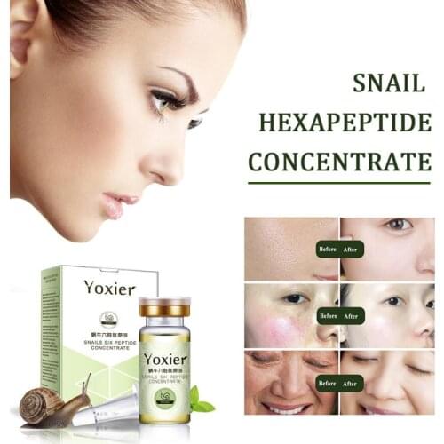 Face Anti-Aging Snails Hyaluronic Acid Six Peptide Concentrate Face Care Moisturizing Oil-control Snail Skin Care TSLM1