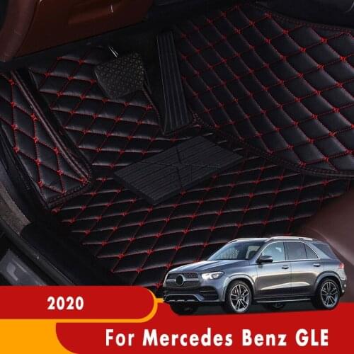 For Mercedes Benz GLE 2020 (5 Seats) Car Floor Mats Carpets Auto Accessories Interior Parts Artificial Leather Automobiles