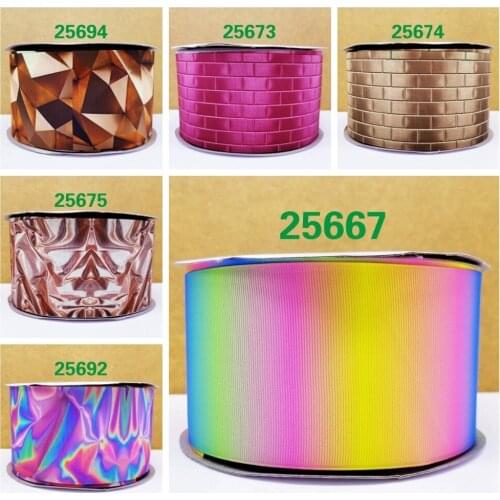 Free shipping 50 yard cartoon printed grosgrain ribbon 25694