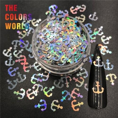 Anchor Shape 8MM Size Nails Glitter Nail Art Decoration Body Art Makeup Henna Tattoo Tumblers Craft DIY Accessoires Festival