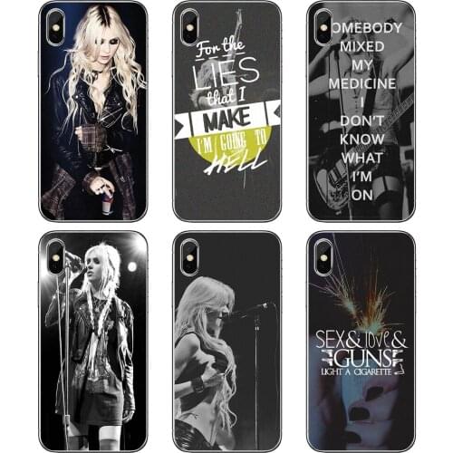 For Samsung Galaxy S7 S8 S9 S10E S20 FE Note 10 20 Edge Lite Plus Ultra Taylor-Momsen-the-pretty-reckless Soft TPU Covers