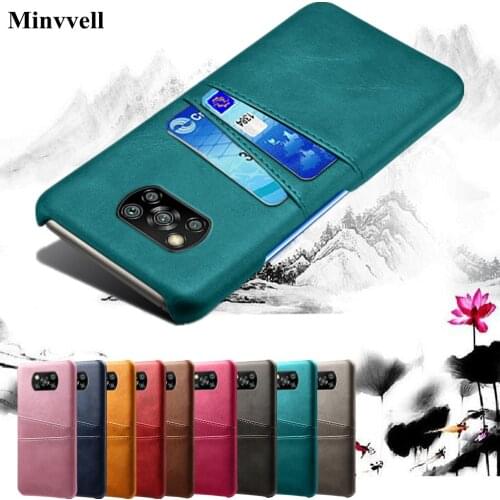 For Xiaomi Poco X3 Pro Business Credit Card PU Leather Wallet Cover Case For Xiaomi Poco X3 NFC Case Funda For Xiomi Poco X3pro