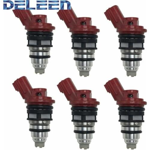 Deleen 6x High impedance Fuel Injector SF-60-1000 / FI10-1000 For Nissan Car Accessories