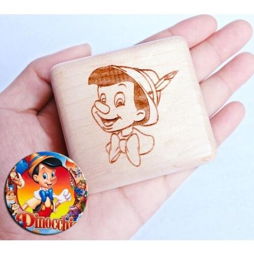 Sinzyo Handmade Wooden When you wish upon a star Music Box Mechanism Musical Box Gift For Christmas/Birthday/Valentines day