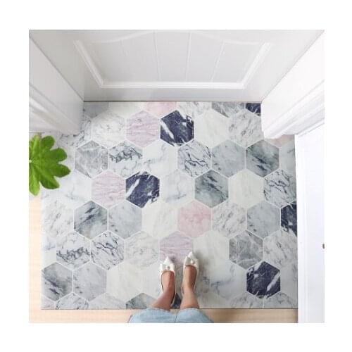 Door Mats Living Room Kitchen Bathroom Anti-slip Foot Mats Carpet Easy Clean Door Mat Carpet Household PU Leather Floor Entranc