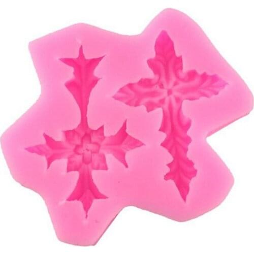 Cross inverting sugar silicone mold ultra light clay drop mold 15-12