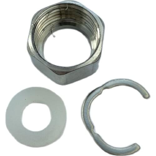 G1/2" 10 SUS304 Nuts+10 silicone gel wahser+ 10 SUS304 circlips for our Stainless steel corrugated pipe