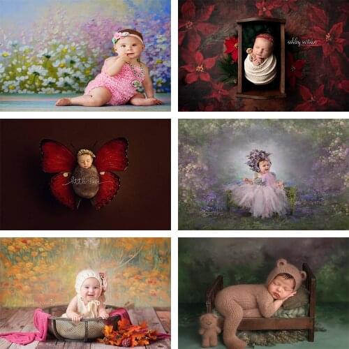 Mehofond Photography Backdrop Watercolor Painting Background Newborn Baby Child Portrait Photo Studio Wood Floor Background Prop