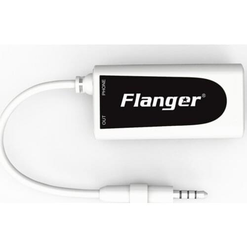 Flanger FC-21 Guitar/Bass to Smartphone converter connect to APP guitar effect pedal great deal of soft stompbox IOS and Android