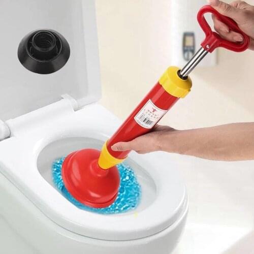 Home Bathroom Cleaning Toilet Dredge Toilet Floor Drain Pipe Air Power Drain Blaster Gun High-Pressure Powerful Manual Plunger