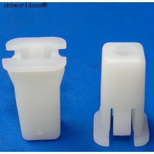 Shhworldsea 100pcs auto clip and fasteners front bumper nut for ford