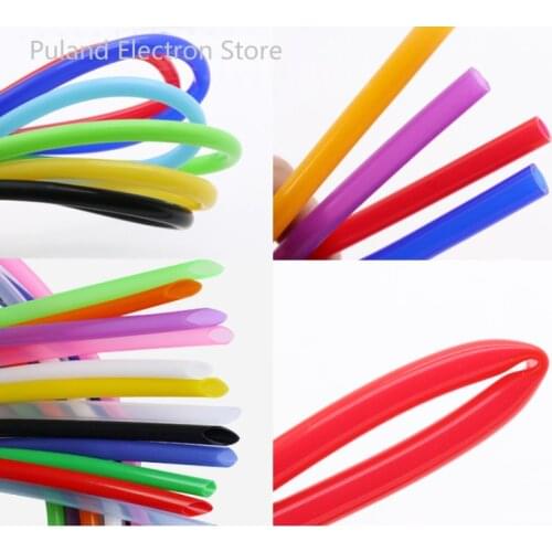 2x4 Silicone Tube ID 2mm OD 4mm Flexible Rubber Hose Thickness 1mm Fo Grade Soft Milk Drink Pipe Water Connector Colorful