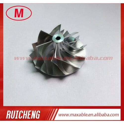 TD03 14T close 39.55/51.00mm 6+6 blades Turbo Billet/milling/aluminum 2618 compressor wheel