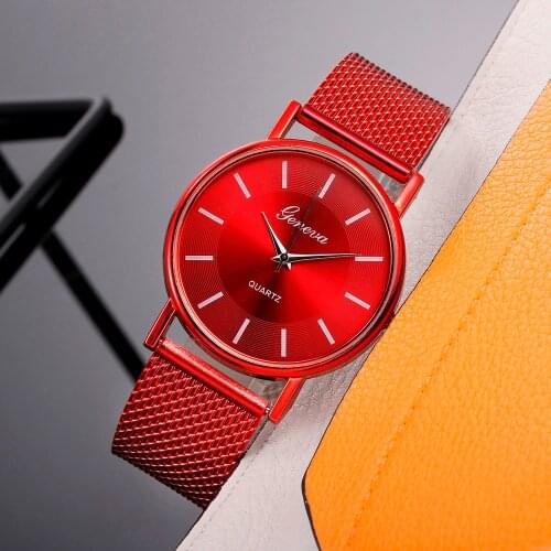 Watch Women Stylish Relogio Quartz Watch Womans High-end Blue Glass Life Waterproof Distinguished Relogio Feminino Reloj #W3